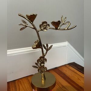 Opalhouse goldtone jewelry holder stand cherry blossom branches